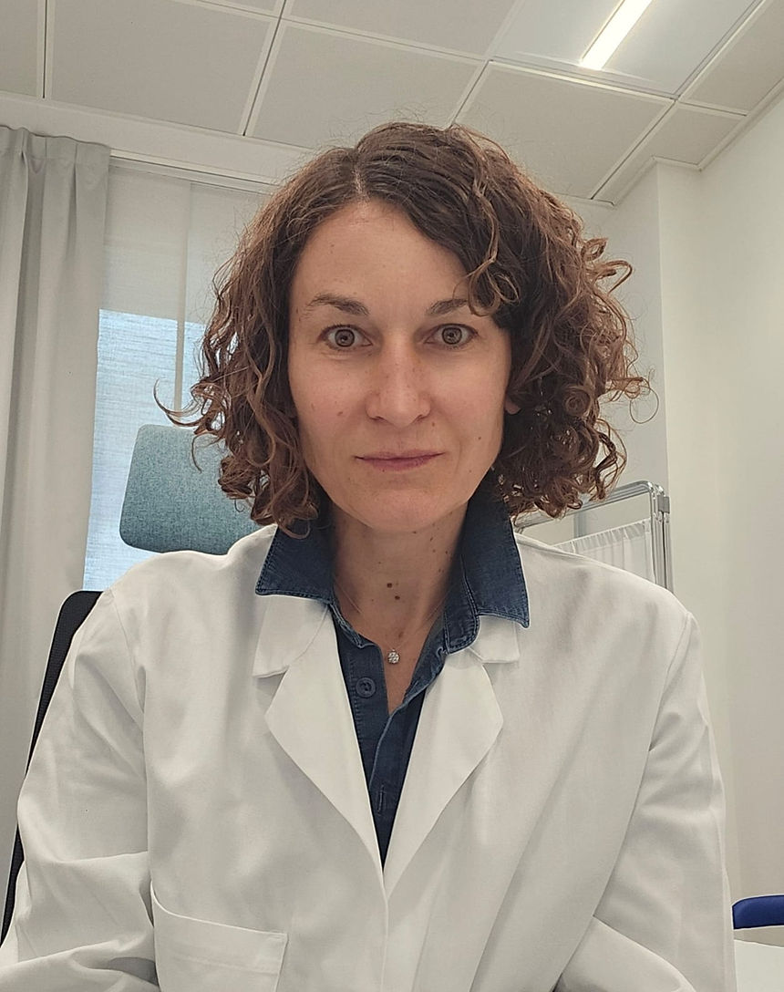 Elisa Bini nel suo studio