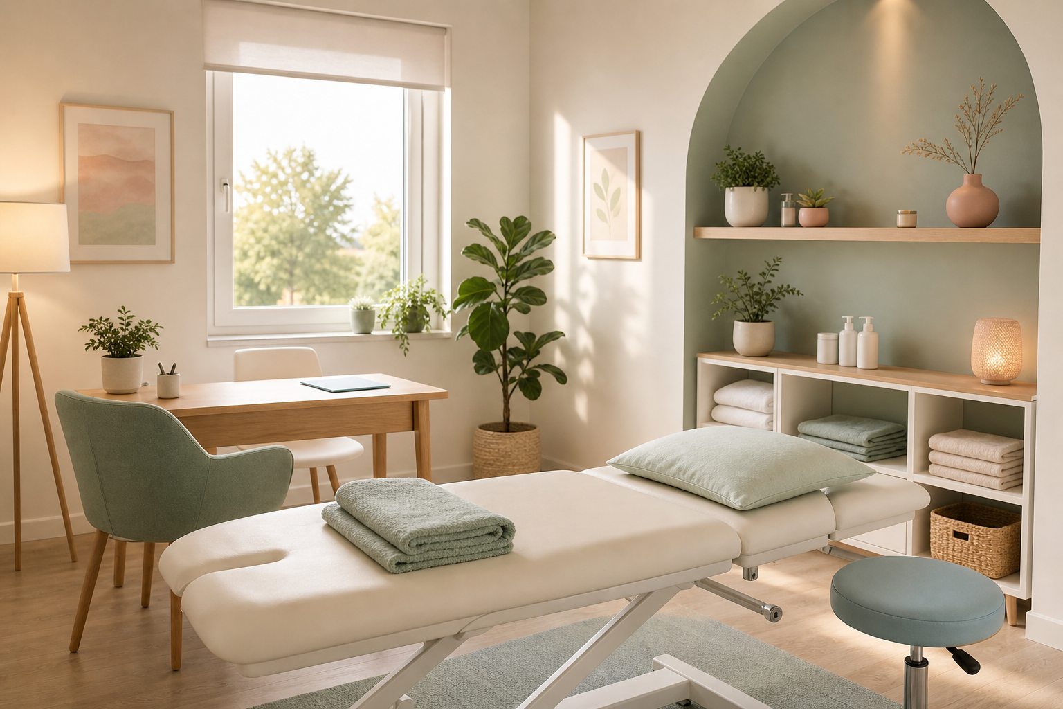 Studio terapeutico luminoso e accogliente